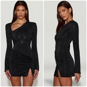 Oh Polly | Dresses | Oh Polly Soho Embellished Asymmetric Corset Mini Dress  In Ivory | Poshmark